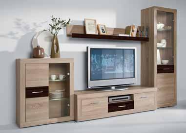 potřebujete šatní skříň i stěnu na TV wenge + dub Sonoma CASA-0020 10.