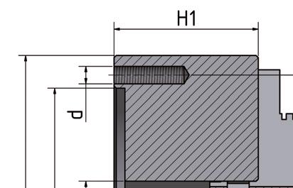 Kč ø 160 mm 3442816 5 490 Kč měkké čelisti 3442926 2 790 Kč 4-čelisťová sklíčidla s nezávisle stavitelnými čelistmi Vyrobené z litiny Upínání ke stroji válcové dle DIN 6350 S utahovacím