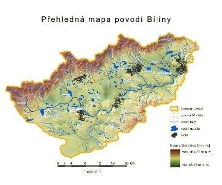 V tomto povodí je 180 vodních ploch, které jsou větší neţ 1 ha s celkovou rozlohou 1 263,01 ha.