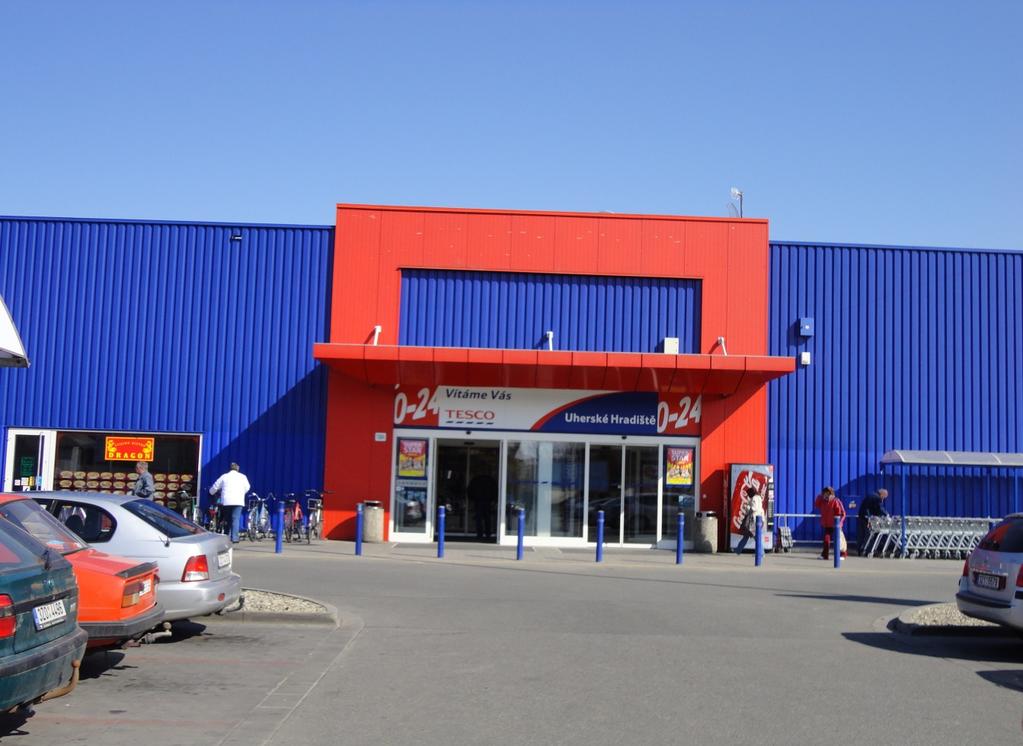 hypermarketu Tesco [Zdroj: vlastní]