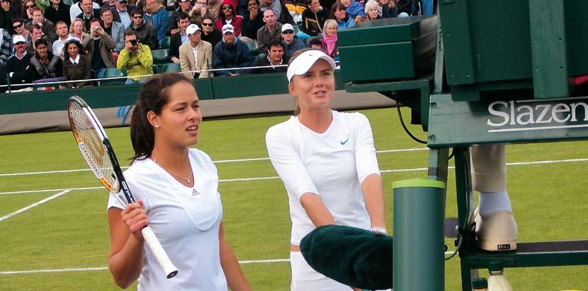 WIMBLEDON 2007 Daniela HANTUCHOVÁ vo štvorhre so Srbkou Anou IVANOVIČOVOU O vystúpení slovenských tenistov na 121.