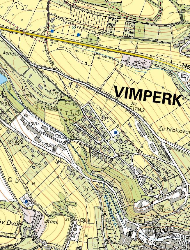 Přehledná situace v měřítku 1 : 5 000 Příloha 1 J-1 V-7 V-6 K-6 V-5 K-5 K-4 K-1 zájmové území