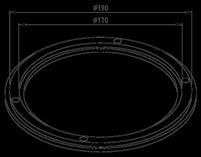 : K550983 Da = 190 mm D = 170 mm Vakuová deska pro snadnou montáž