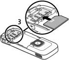 1. Začínáme Instalace karty SIM a baterie Karta USIM je zdokonalená verze SIM karty a je podporována mobilními telefony UMTS. 1.
