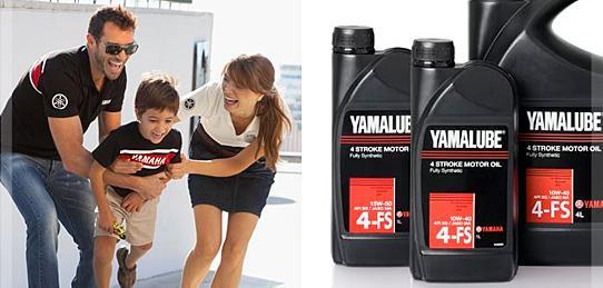 Společnost Yamaha také doporučuje používat maziva Yamalube. Yamalube je naší vlastní řadou vysoce kvalitních maziv, která jsou mízou motorů Yamaha.
