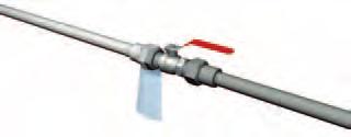 Topné kabely pro ochranu potrubí ADPSV, PFP Topnými kabely ECOFLOOR lze proti mrazu chránit také potrubí a to kovové i plastové.