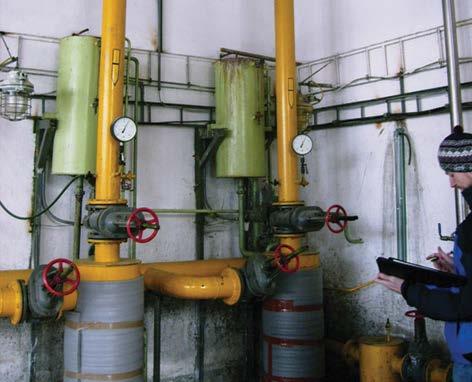 zvyšovania tlaku plynu a potrubných systémov ČOV Vrútky Rok