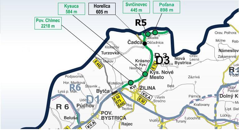 Tunel Horelica Slovensko - dálnice D3