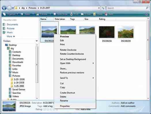 Prohlížení souborů se snímky uloženými v počítači fotoparátem kopírujícím na kartu Memory Stick Duo Tato část popisuje příklad postupu použití počítače se systémem Windows.