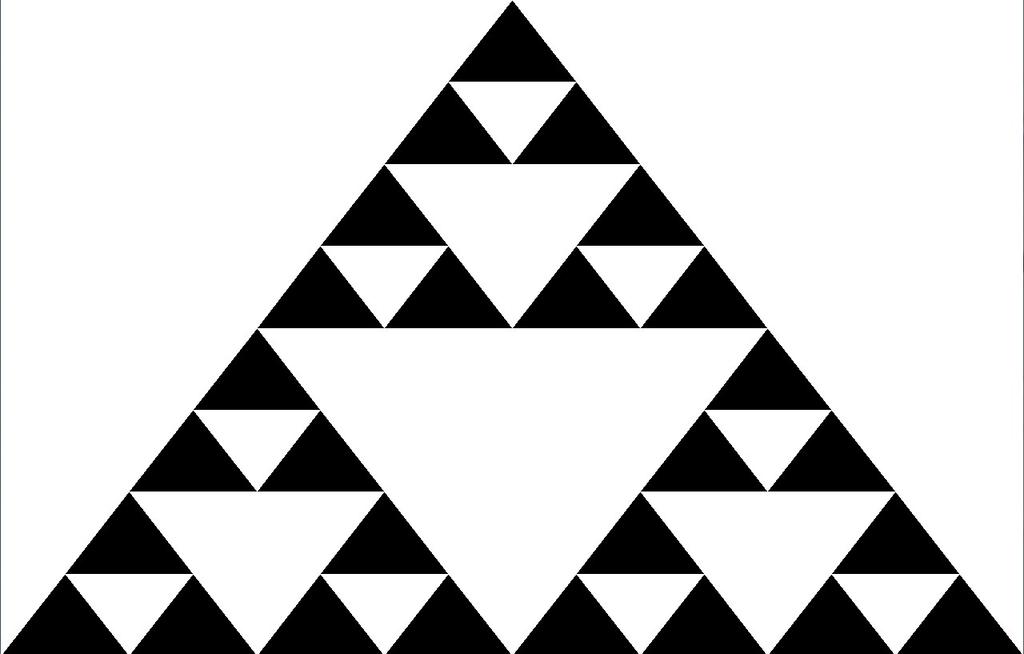 Sierpinskiho trojúhelník 7. 1.