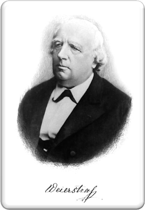 Karl Weierstrass (1815 1897) 1872 objevil spojitou nediferenciovatelnou funkci Weierstrassova funkce 18.