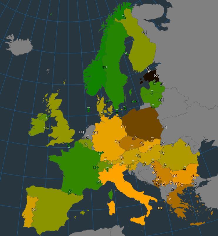 Aktuální emise CO2 u výroby elektrické energie 17.3.