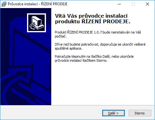 2. Instalace 2.1 Spuštění instalace Pro spuštění instalačního procesu spusťte instalační soubor setup_rp.exe dostupný ke stažení na našich internetových stránkách www.atlasgroup.