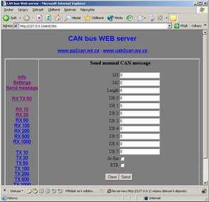 Data z grafu u nástrojů Data / Bit receiver. Soubor obsahuje data zachycená nástrojem Graph. Konfigurace přijímaných dat v nástroji Graph. Log CAN komunikace.