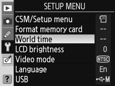 Návod k práci s menu fotoaparátu Většinu volitelných nastavení ve snímacím a přehrávacím režimu včetně základních nastavení fotoaparátu (Setup) lze provádět pomocí menu.