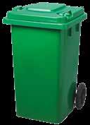 Nádoba na odpad - zelená / 120 lit.