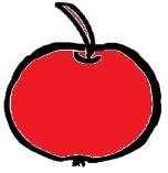 JABLÍČKO! Na jabloni jabka zrají, pod stromem si děti hrají. Červení barva jablíčka, usedne jim na líčka. Na lí, na lí, na líčka!