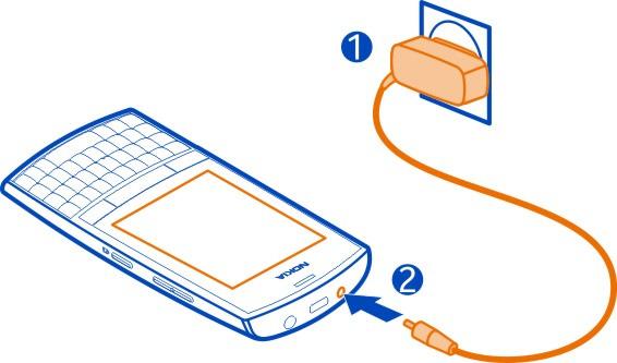 5 Posunutím do původní polohy zajistěte držák paměťové karty na místě (4). Vyjmutí paměťové karty 1 Vypněte telefon. 2 Sejměte zadní kryt a vyjměte baterii.