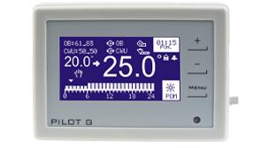 Cena 1.219,- Kč Pro více informací klikněte na obrázek PILOT R Pilot-G PILOT G Dálkový ovladač typu G je další typ termostatu firmy PROND.