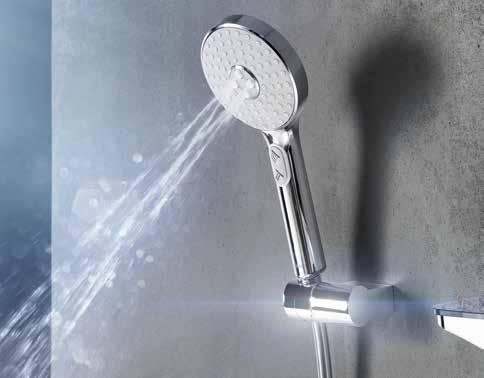 Ve spojení s ruční sprchou řady HANSAACTIVEJET vytváří dokonalou dvojici, která významně obohatí vaši
