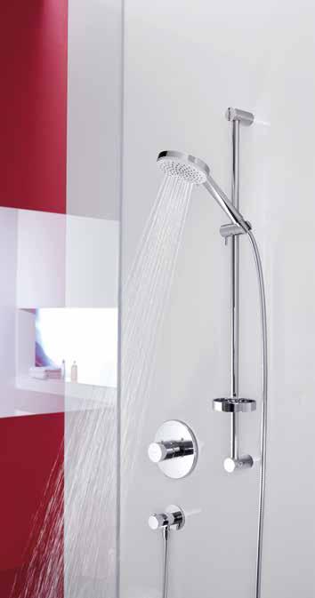 INOVATIVNÍ ÚSPORNÉ KVALITNÍ SPRCHOVÉ SYSTÉMY A SPRCHY HANSA Díky inovativní laminární technologii HANSA si užijete čistý zážitek ze sprchování.