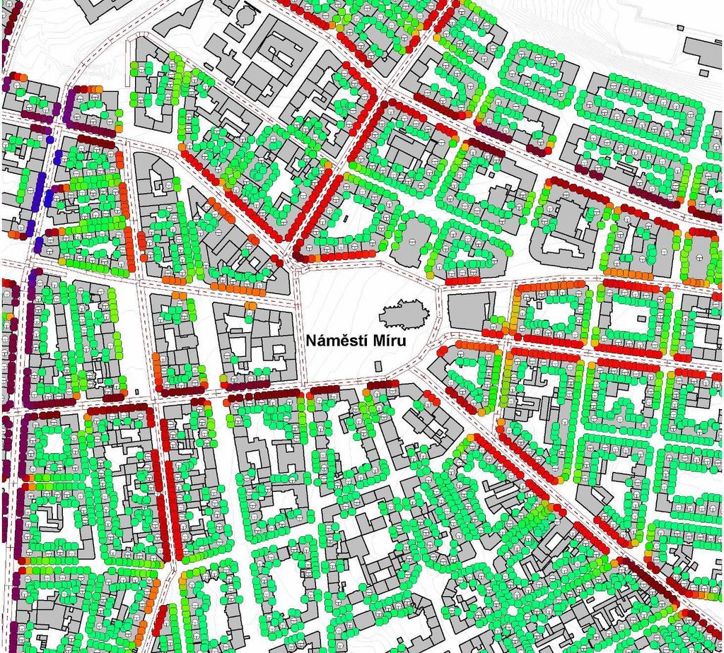 Hluková mapa bodová 22.5.