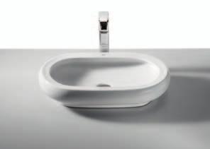 misa ART 60 38 cm, bez priepadu, odporúča sa vysoká umývadlová stojančeková batéria