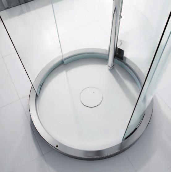 Transtube Sprchová kabina 72H0392120 Sprchová multifunkčná kabína, samostatne stojaca; Výbava: transparentné bezpečnostné sklo 6mm s povrchovou úpravou Maxiclean, sprchový