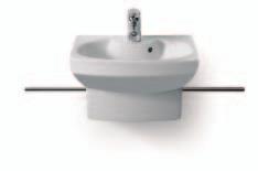dama senso compacto Kúpeľňový komplet 7327514000 umývadielko 48 37,5 cm s inštalačnou súpravou, s integrovaným krytom na sifón 7840538000 chrómovaný držiak na uterák 90 cm 37,5 cm 7327518000