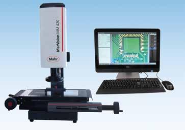 DRUHÝ ROZMĚR V MĚŘICÍ TECHNICE V podobě optických měřicích zařízení produktové řady MarVision nabízí společnost Mahr rychlé a spolehlivé řešení různorodých 2D měřicích úloh.