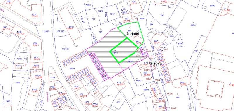 Hlasováním pro: 7 proti: 0 zdržel se: 0 Záměr prodeje pozemku parc.č. 681/1 o výměře 1 644 m 2 (zahrada) v k.ú. Litoměřice, dle nezapsaného GP se jedná o pozemky parc.č. 681/1, 681/19 a 681/20 v k.ú. Litoměřice, s tím že cena za prodej pozemku parc.