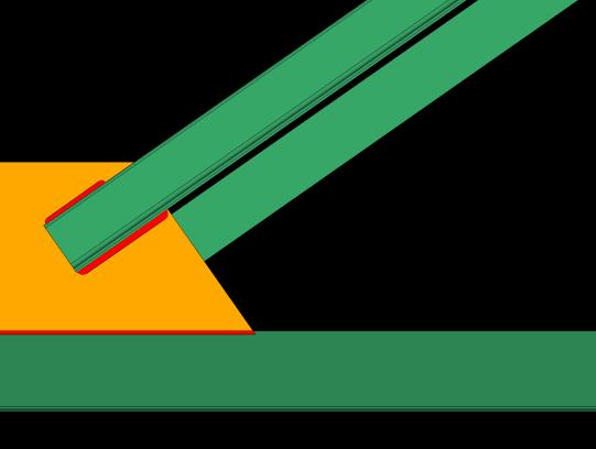 Spoje příhradového vazníku Dílenský přípoj diagonály k hornímu nebo dolnímu pásu vazníku je navržen jako svařovaný prostřednictvím