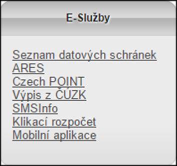 formulářů, úkolů a dokumentů k vyřízení přímé odkazy na