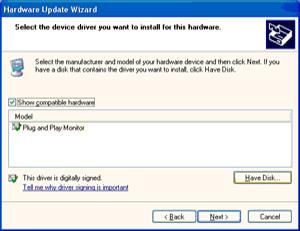 - Jestliže se objeví hlášení 'neprošlo testováním na logo Windows pro overení kompatibility se systémem Windows XP', klepnete na