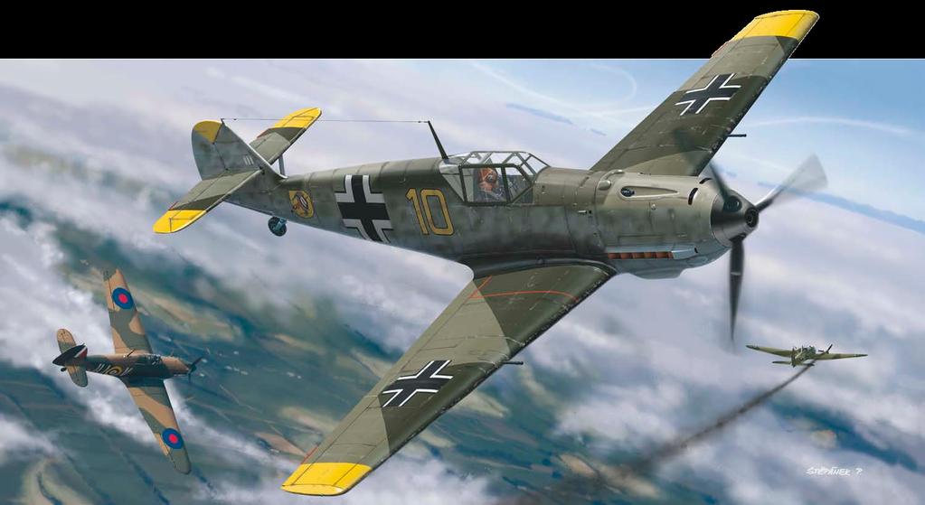 MODELY 2012 ČERVEN: 8263 Bf 109E-4 1/48 PROFIPACK S Bf 109 jen tak neskončíme, E-4 jako jedna z nejdůležitějších variant přijde v červnu, opět s markingy převzatými z