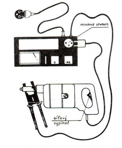 3. Revizní kontrola elektrického přenosného nářadí podle ČSN 34 3880 Pomocí zkoušečky elektrických předmětů ZO1 proveďte revizní kontrolu vrtačky. Vrtačka je používána do 100 provozních hodin za rok.