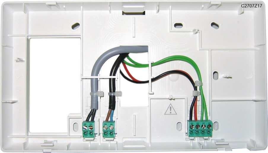 Elektrické pipojení centrální jednotky Pokyny k elektrické instalaci Dodržujte bezpenostní pedpisy a normy (elektrická instalace, atd.).