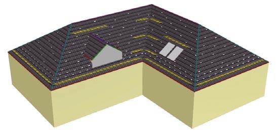 Ako správne projektovať Správna montáž a umiestnenie odkvapového žľabu Príklad riešenia protisnehovej ochrany Mreža sneholamu Duorol Ochranná mriežka Odkvapový žlab StabiCor 1 cm Prichytávanie nosnej