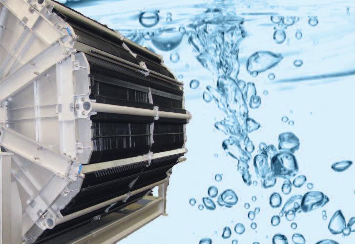 Membránová technika / MBR / recyklace odpadní vody Membránové bioreaktory pro všechna průtočná množství Voda bez choroboplodných zárodků při nízkých nákladech Proces čištění v komunálních a