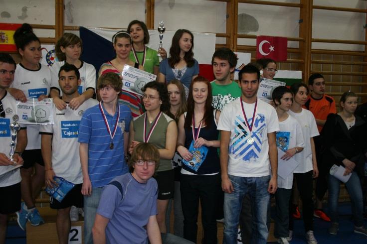 Integrce evropské mládeže do sportů prostřednictvím tělesné výchovy n školách v rámci progrmu Comenius.