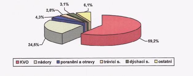 příčin u ZEN v rámci kraje Vysočina Graf