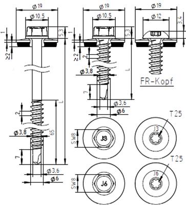 strana 21 Evropského technického posouzení Díl I: EN 10346 Díl II: EN 10346 Σ(tRN2R + trn,iir) 2,00 mm trn,ii R[mm] 0,63 0,75 0,88 1,00 VRR,kR [kn] pro trn2 R NRR,kR [kn] pro trn1 R 0,40 0,38 0,38