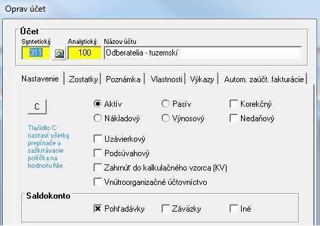 1.2 Firemné údaje Nová firma obsahuje len niektoré číselníky, preto je potrebné pred začiatkom práce doplniť základné údaje o účtovnej jednotke.