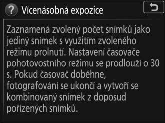 Práce s menu fotoaparátu Ovládací prvky pro práci s menu K navigaci v jednotlivých menu fotoaparátu slouží dotyková obrazovka nebo multifunkční volič a tlačítko J.