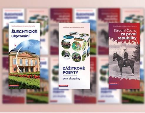 tři nové brožury, které lákají k objevování zajímavých míst ve středních