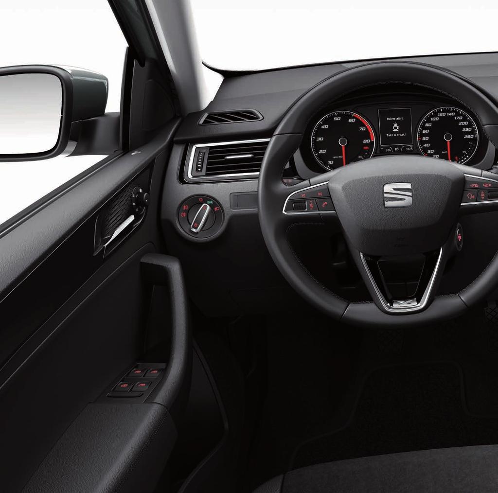 VNITŘNÍ DESIGN Ve vaší komfortní zóně. INTERIÉR MODELU SEAT TOLEDO BYL NAVRŽEN S OHLEDEM NA KOMFORT.