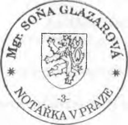 notářkou tuto listinu, v f»n-ee dne 2c 4 2<rf% Mgr.