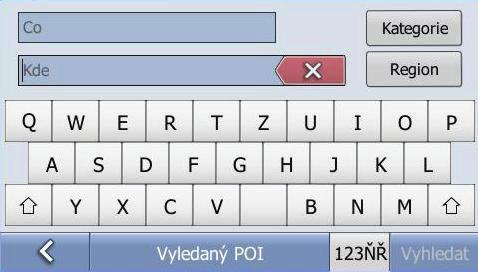 Jak vyhledávat v databázi bodů zájmu (POI)? Co bod zájmu (z angl. Point of Interest POI) znamená?