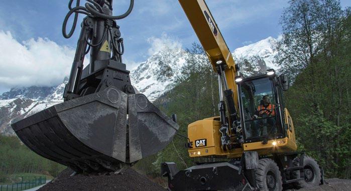 NOVÉ! Naklápěč-rotátor Cat a možnost přípravy na montáž naklápěče-rotátoru.
