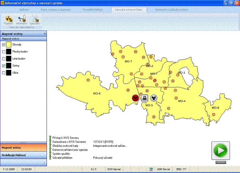 Ještě dále s aplikací GIS jde nejnovější varianta programu IVVS.net. Program pracuje s vrstvami tak, jak je u GIS běžné.